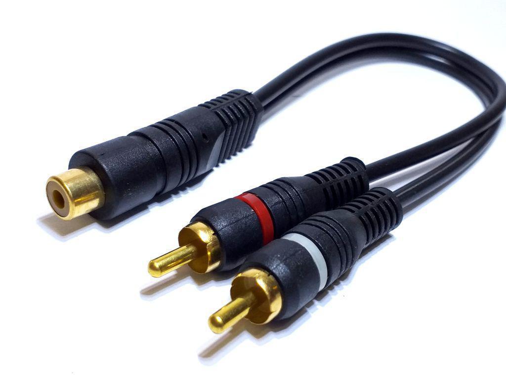 Cabo Rca Y 2M/1F Preto - Banhado A Ouro - 2 Machos / 1 Femea - SKU: PRDNE218KPLOQNN0
