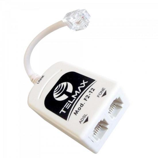 Filtro Modem Adsl 2 Saida F2-T2 Branco Telmax - SKU: PRDN3GHFVJHJ675P