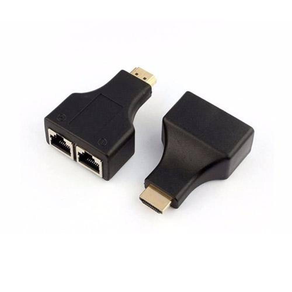 Extensor Hdmi 3D 30 Metros Via Cabo De Rede Utp Rj45 Cat5E/6 - SKU: PRDK161K0BQVW59Q