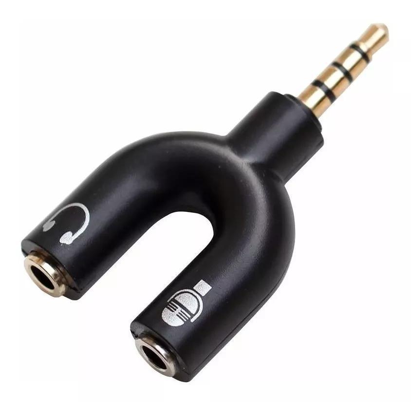 Cabo Adaptador P3 X P2 Fone Microfone Headset Xbox Ps4 A91 - SKU: fth67j78k7lk