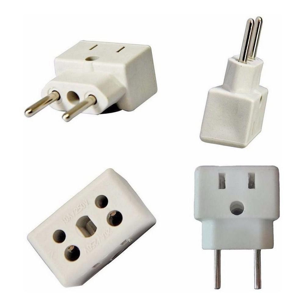 Adaptador De Tomada 10A 16A 20A Bivolt Para Tomada - SKU: 45Y45Y4Y65EU65UU
