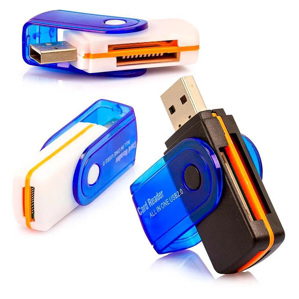Mini Leitor De Cartao De Memoria Sd Microsd Usb 2.0 Transflash Sony Memory Stick Mmc Micro-Sd Mini Sony Suporta Os Cart - SKU: U66UR7URTUTRUTYU