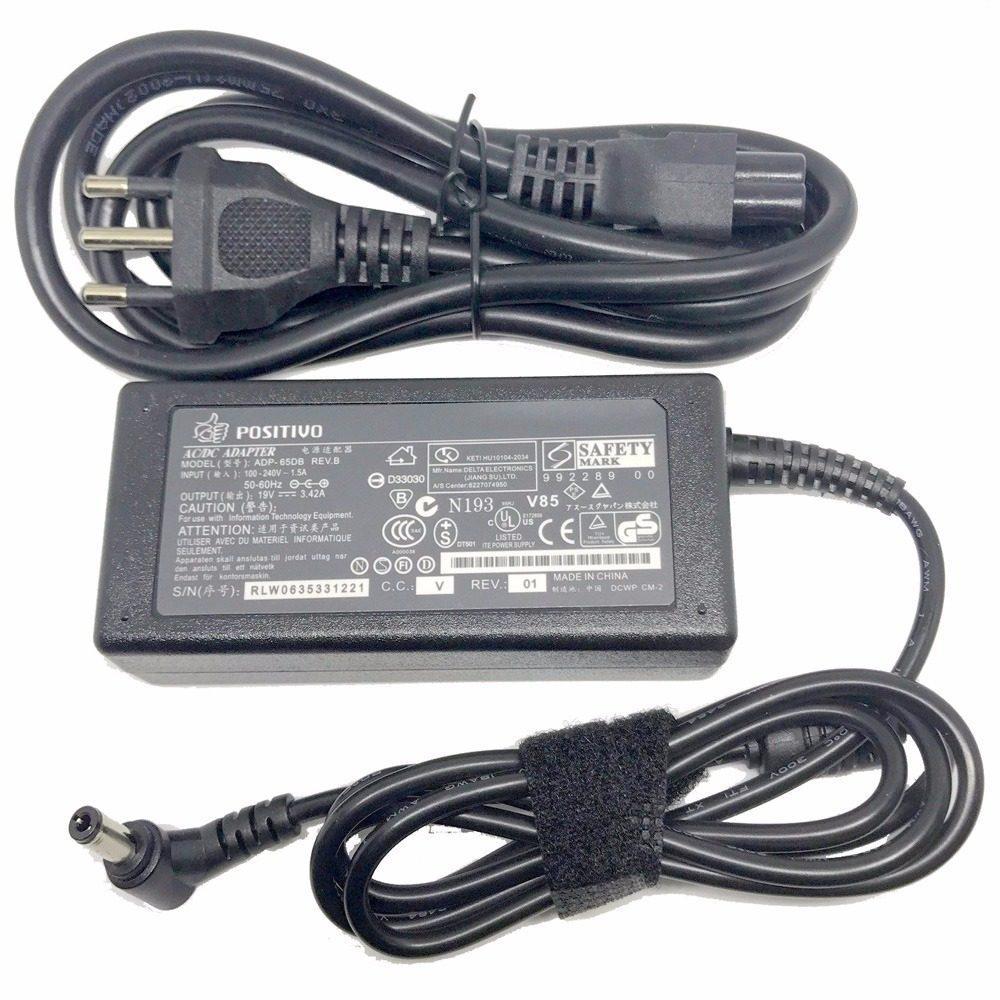 Fonte Carregador Notebook Positivo 19V 3,42A 40W Bivolt - SKU: PRDC9GGM0Q03YKH6