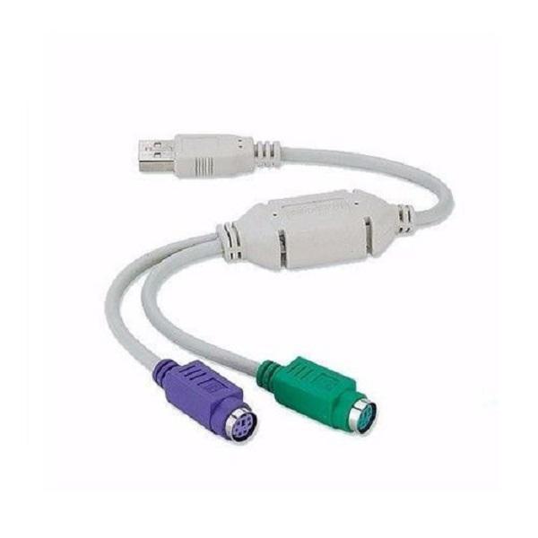 Cabo Adaptador Conversor Usb/2 - Ps2 Teclado E Mouse - SKU: PRDIYJGT127SS6ZD