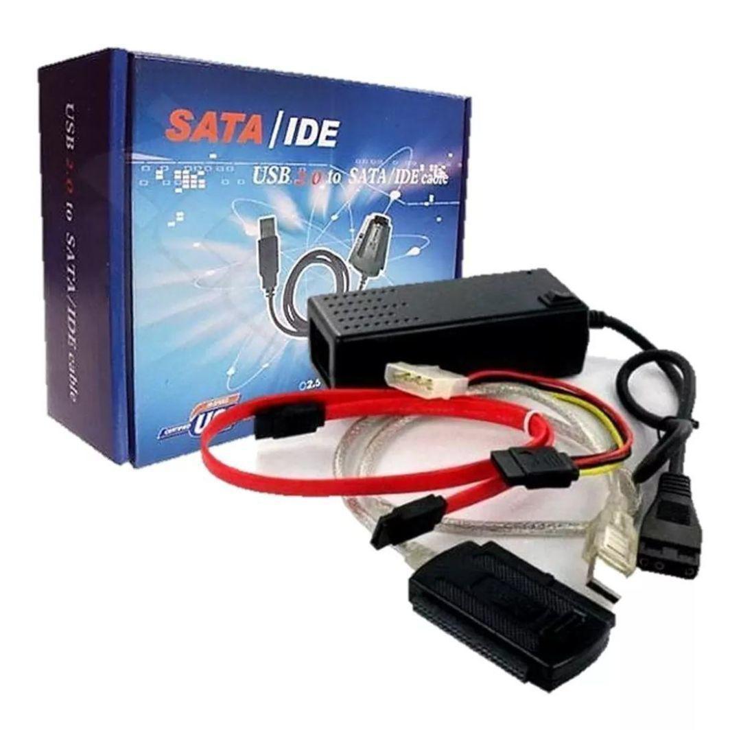 Cabo Adaptador Usb Conversor Hd Externo Ide Sata Desktop - SKU: PRDJQGL009C73PT1