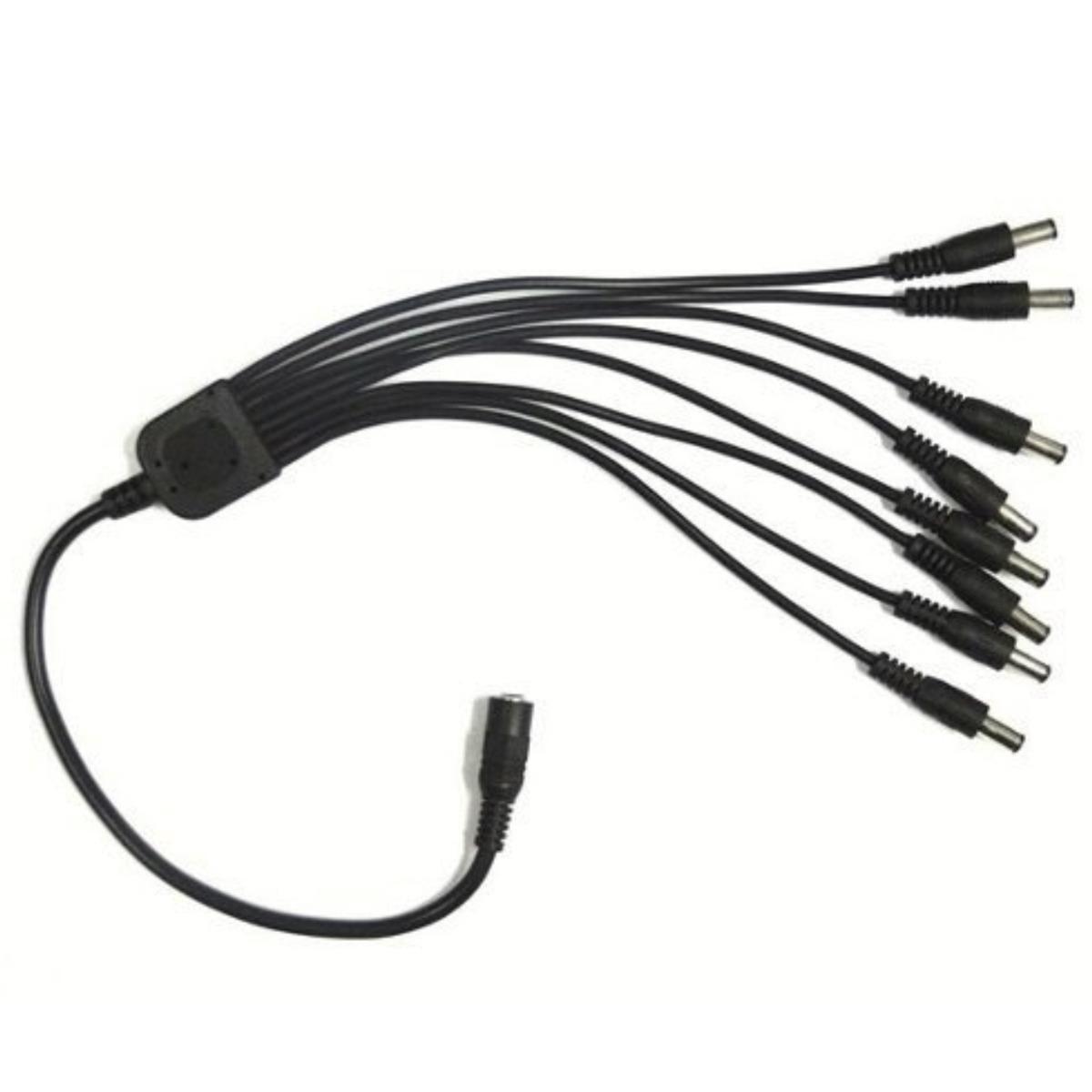 Cabo Conector Adaptador Rabicho P4 1 Fêmea E 8 Machos - SKU: PRD6BU7P4PGJKW05