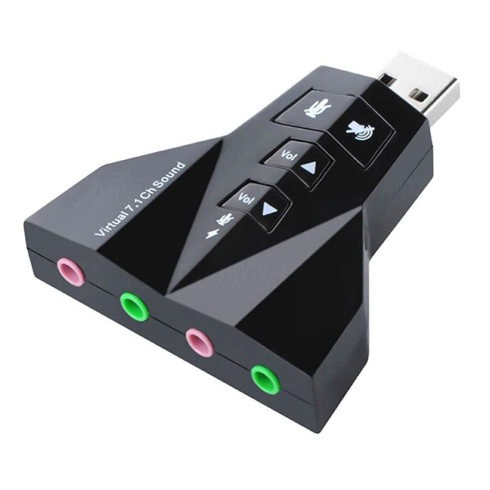 Placa Som Usb Universal Computador 7.1 Canais 4 Portas - SKU: PRDX6ZBOKN96HHJQ