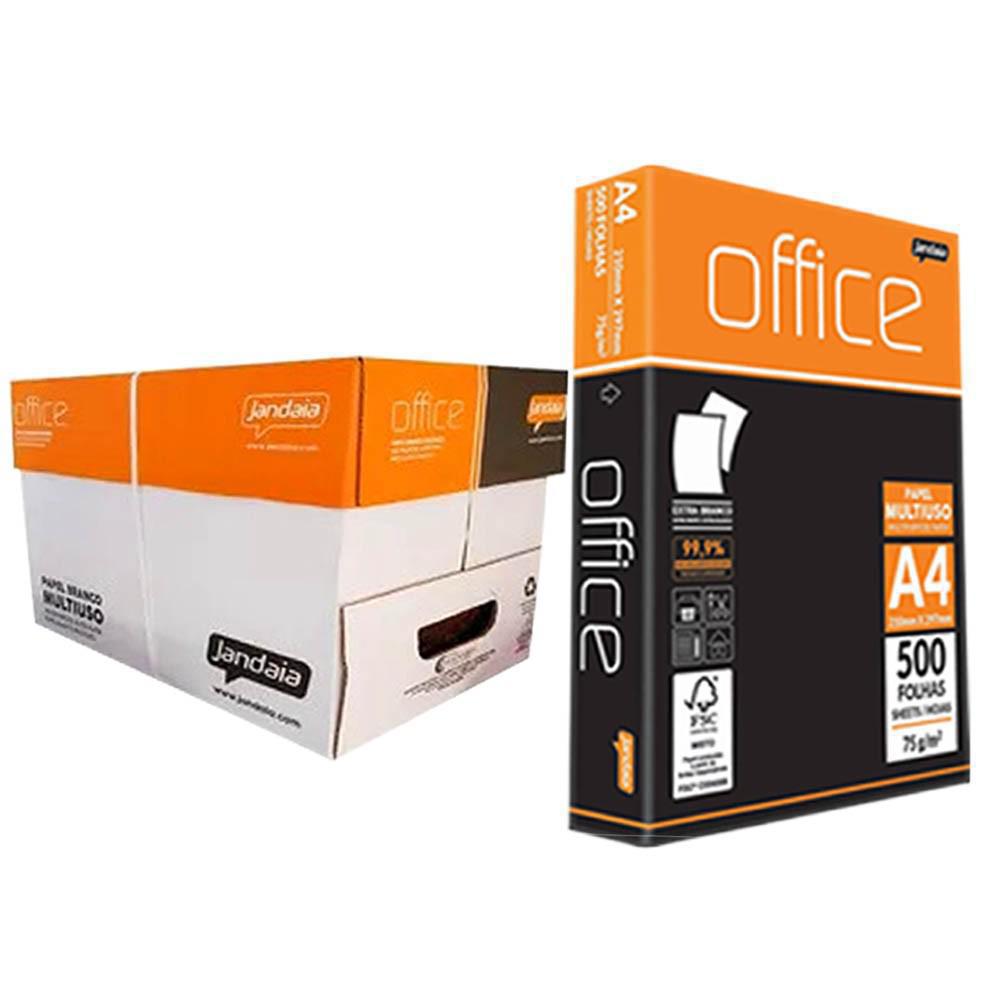 Caixa Papel A4 Sulfite Office Jandaia 75G Resma 5 Pacotes - SKU: PRDIV6REZ4BB4QD8
