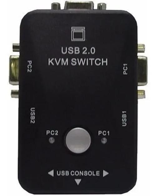 Chaveador Switch Kvm 2 Portas Vga C 2 Usb Monitor Mouse - SKU: PRDI1HLTZUX9BBUJ