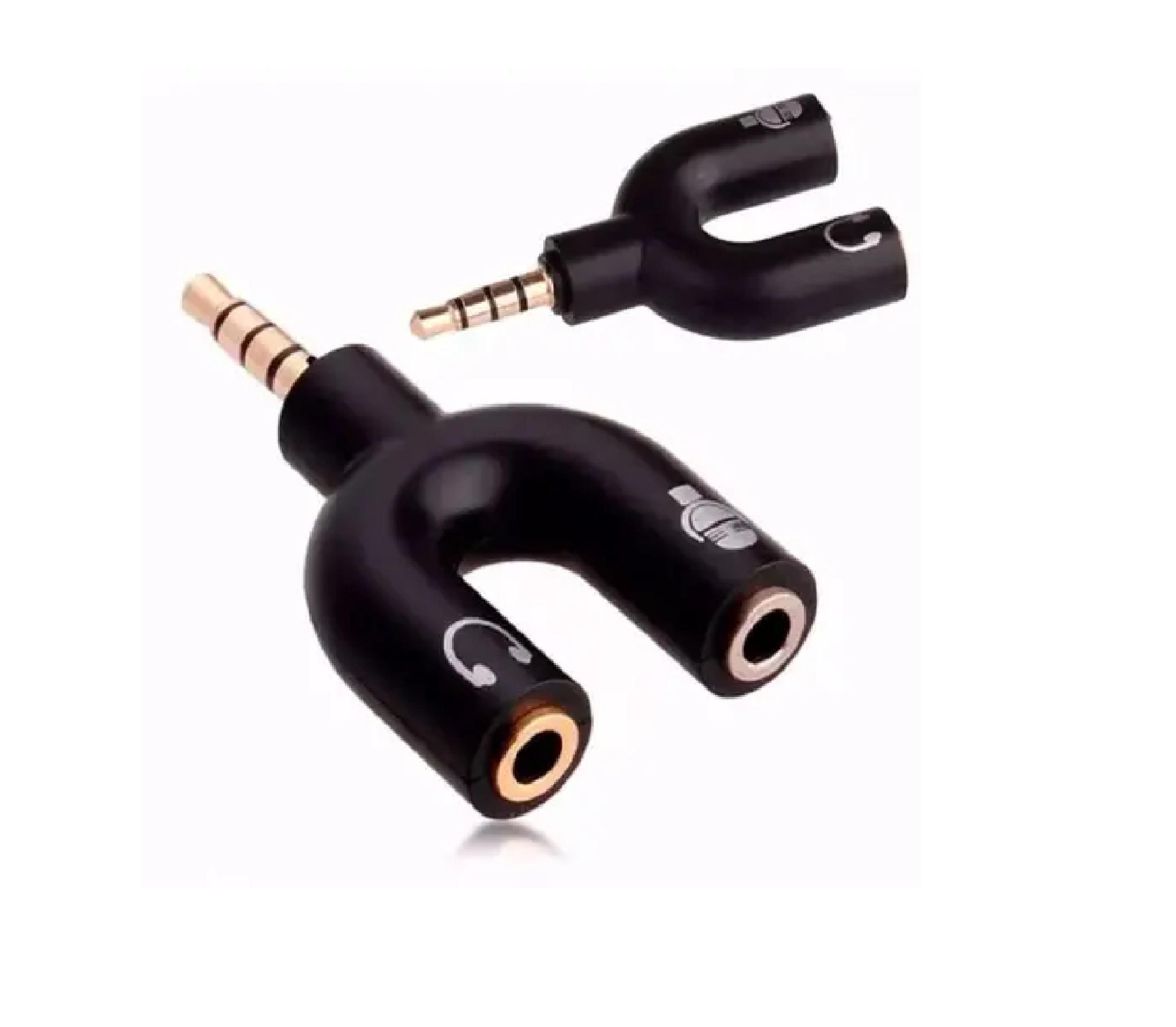Adaptador P3/P2 Fone Microfone Headset Kp-2089 Xtrad - SKU: tgg56h5h
