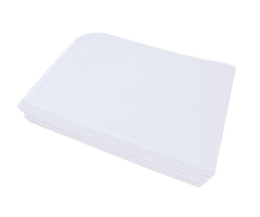 Flanela Branco 28X38 - 12 Unidades - SKU: PRDAY5VFL9DVGCLU