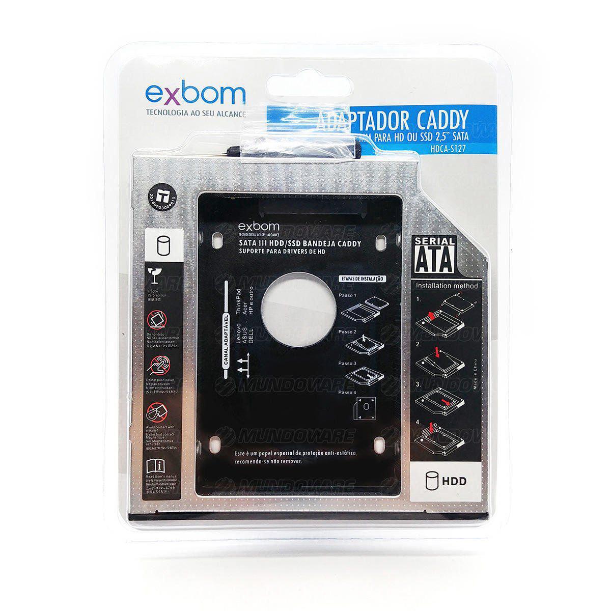 Adaptador Caddy De 12.7Mm Bandeja Interna - SKU: PRDK38MGK9VM7J4I