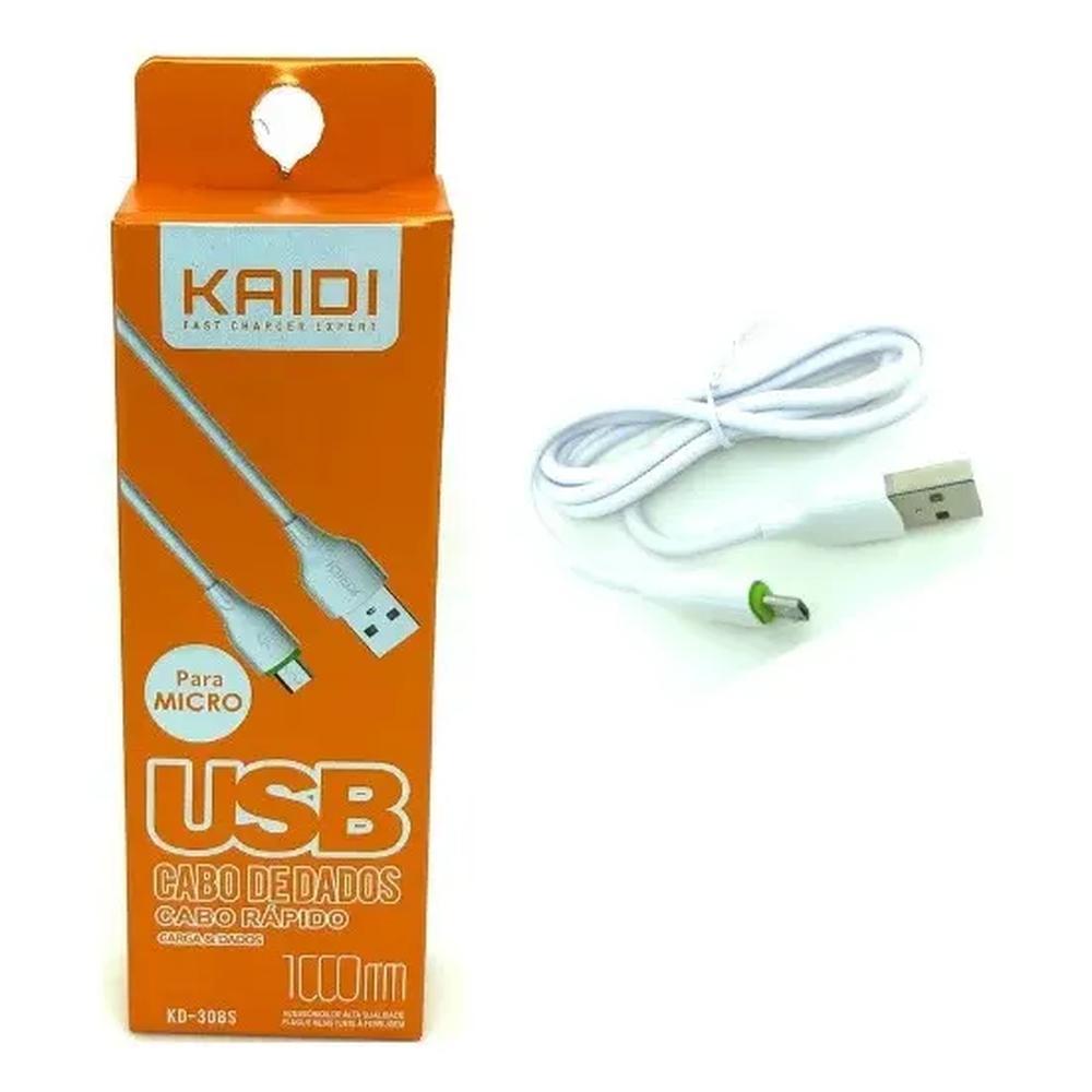 Cabo Lightning Usb Carregador Kaidi Para Android V8 - SKU: PRDBB3US4VE860HG