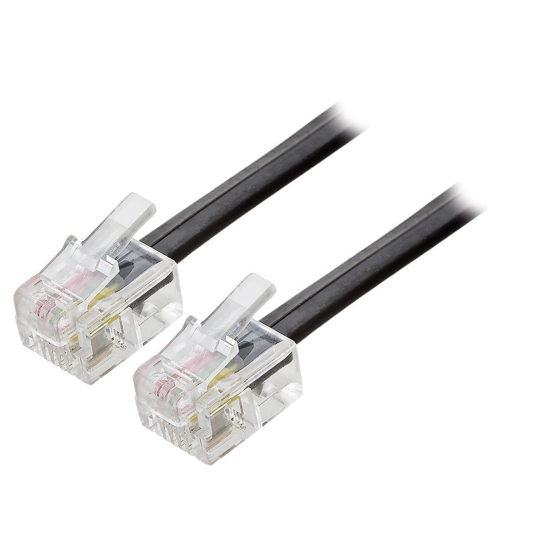 Cabo Cordão Fio Telefone Rj11 3M Pronto Uso Com Conectores - SKU: 6015936846800vc