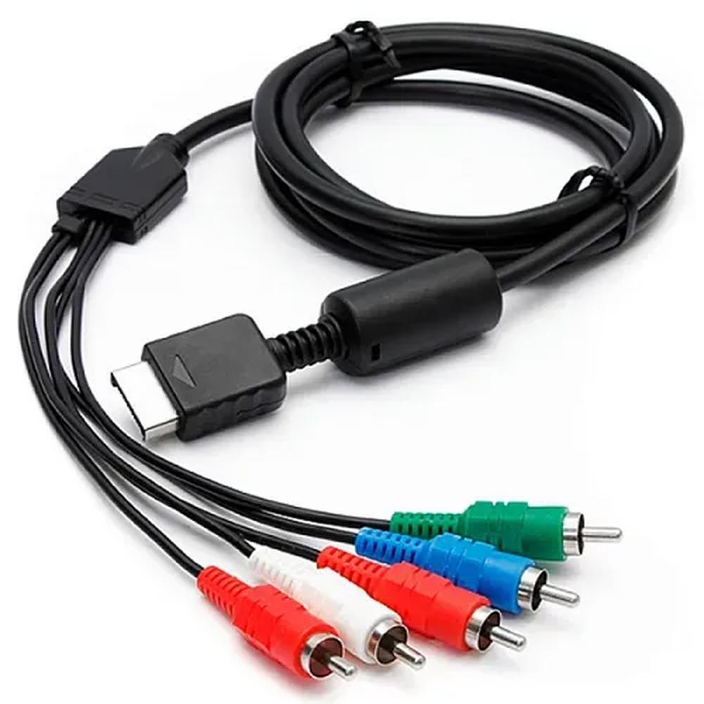 Cabo De Vídeo Componente 5 Rca Para Playstations 2 E 3 - SKU: PRD7AHOULTZJ7KVI