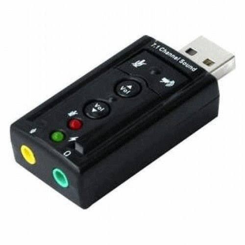 Placa De Som Usb Stereo - Cor Preta - SKU: PRDA3CKB813H0F29