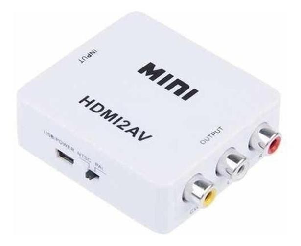 Adaptador Mini Conversor De Hdmi Para Video 3 Rca Av 627 - SKU: PRD75SPT0O6PRZ2C