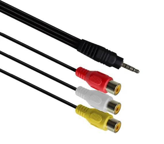 Cabo De Áudio P3 Para 3Rca Fêmea Estéreo 20Cm Mbtech Mb71165 - SKU: PRDJRDIK52UM4CFQ