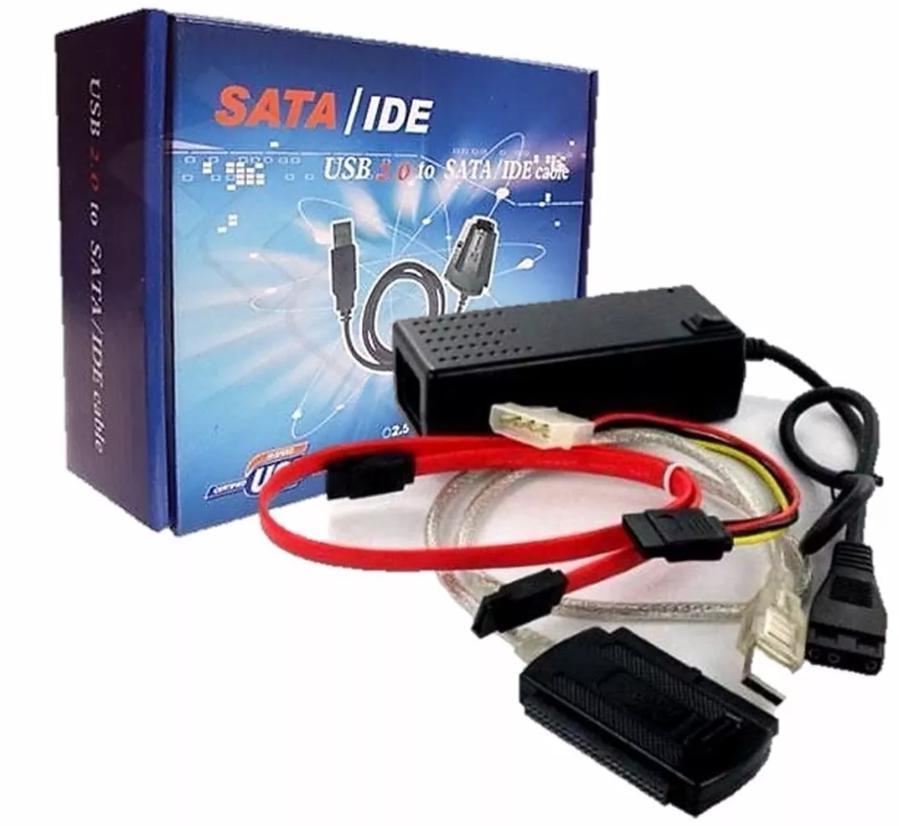 Cabo Adaptador Usb 2.0 Conversor Para Sata / Ide - SKU: PRD9NOF0A670AP06