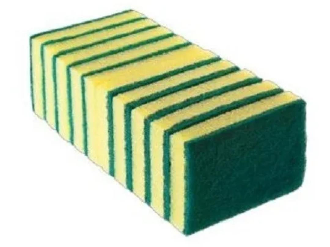 Esponja Dupla Face Verde Amarela Com Embalagem - 200 Uni - SKU: PRDYPS7R8S9CPXVM