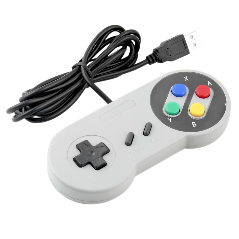 Controle Usb Super Nintendo - Famicom Colorido - SKU: PRDRKNSHJ2UVXN91