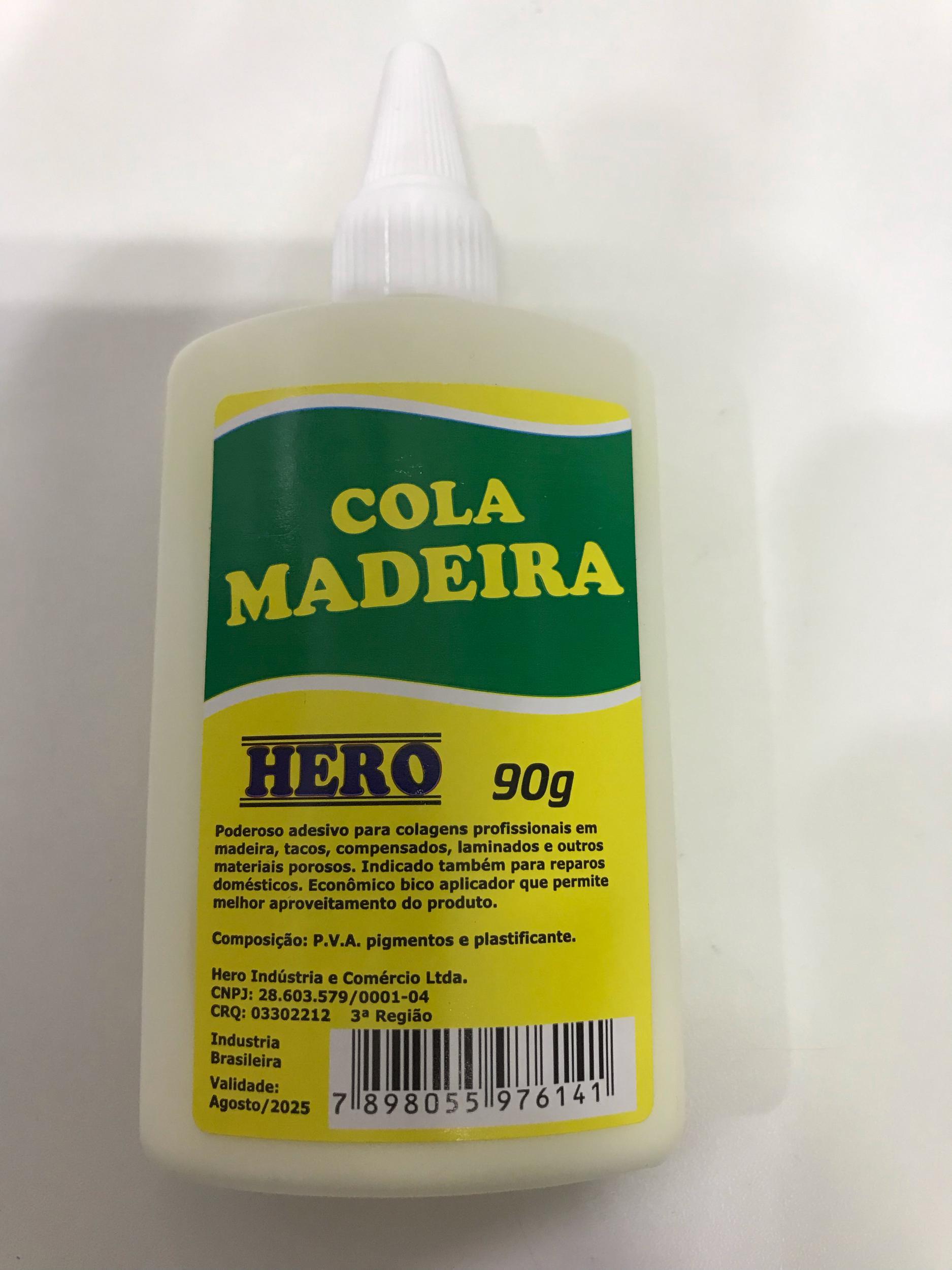 Cola Para Madeira Taco Laminado Poderoso Adesivo Pva 90G - SKU: PRDQWZXYJ5PI76UC