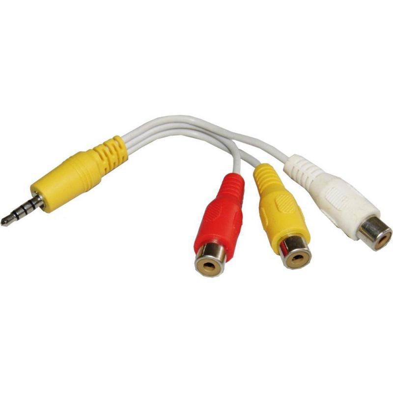 Cabo De Áudio P3 Estéreo Para Rca Fêmea - SKU: PRD5TKFT6BMC1ER6