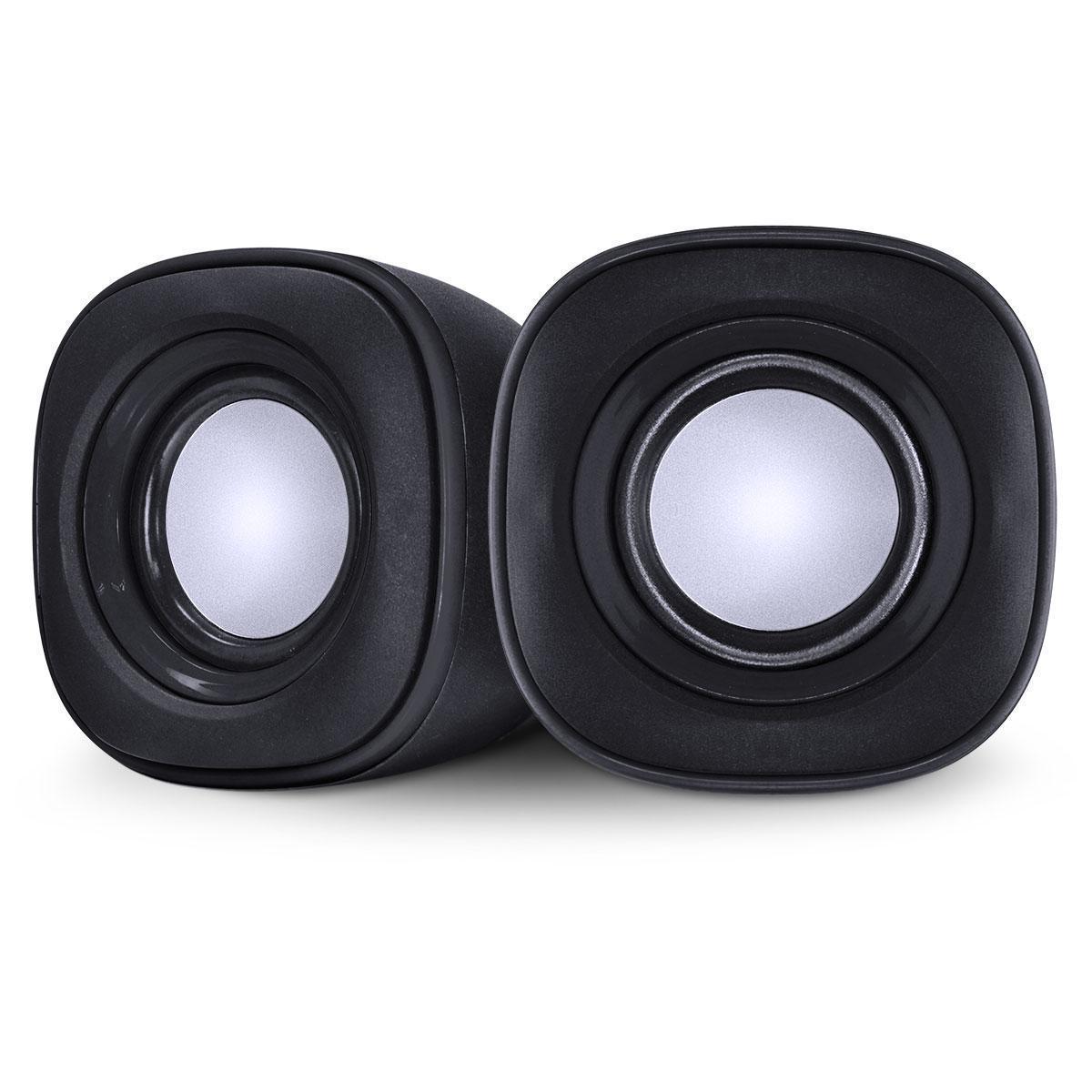 Caixa De Som 2.0 Effect 4W Controle De Som Na Caixa - Preta - SKU: PRDK2VFZI9S1MN8S