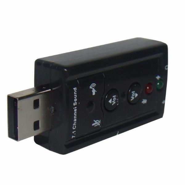 Placa De Som Áudio Usb 7.1 USB Para Pc ou Notebook - SKU: PRDHEXEL2S388OC8