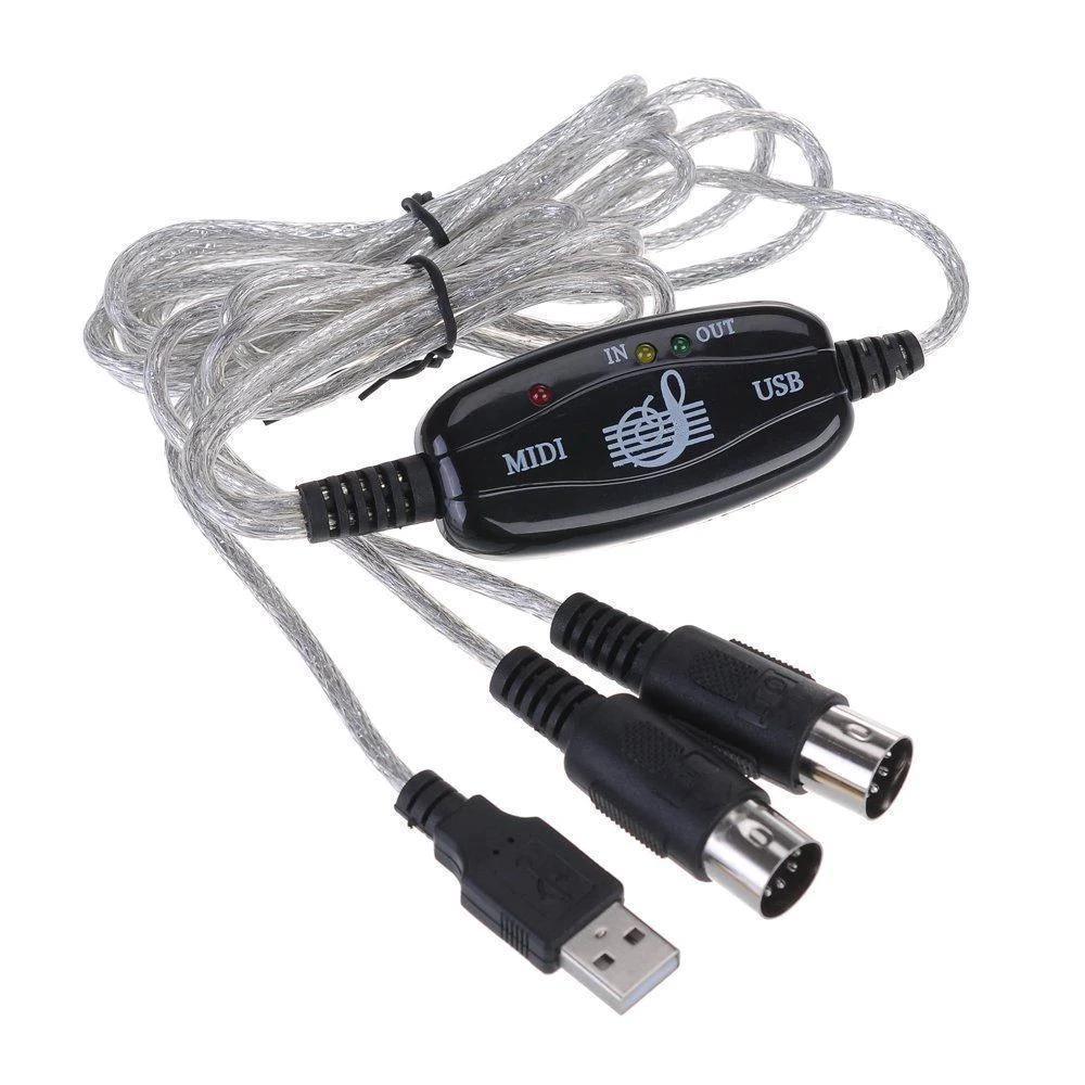 Cabo Adaptador Conversor Áudio Midi Interface Usb Suporte - SKU: PRDEJSBAJLN0AZ1S