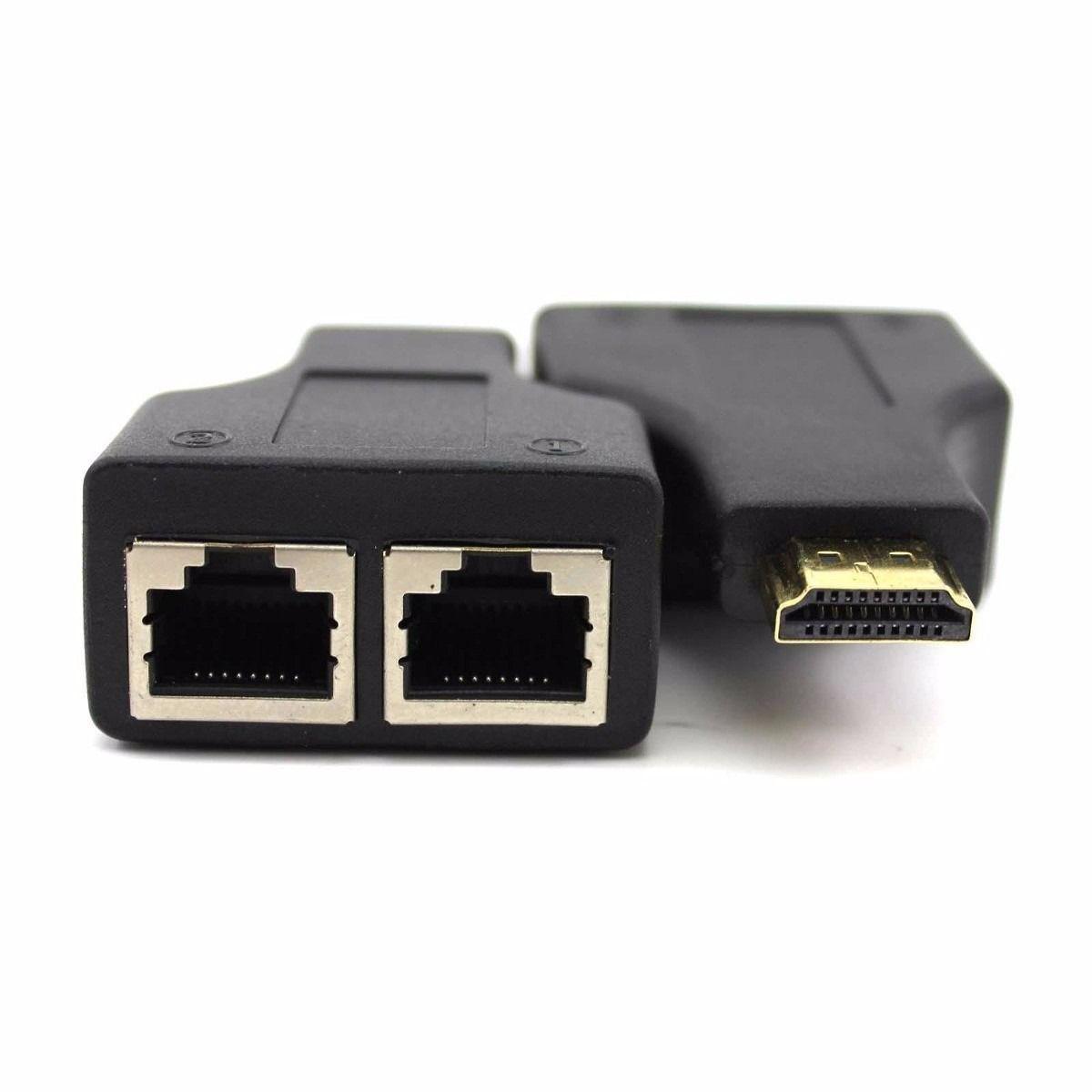 Extensor Hdmi Para Rj 45 Cat E Cat6 30 Metros - SKU: PRDABLSSU3YDUNTN