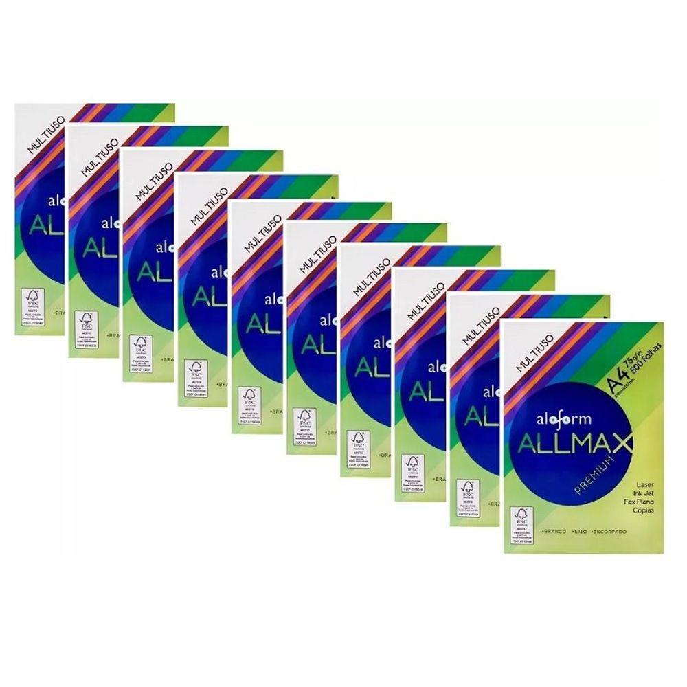 Caixa Papel Sulfite A4 Com 5 Resmas 2500 Folhas Allmax - SKU: PRD56KU304C7GSDP