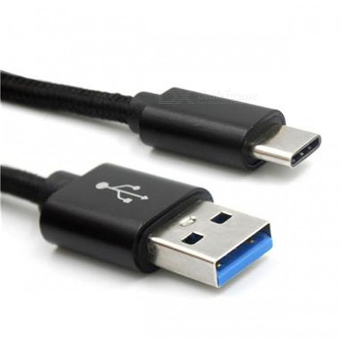 Cabo Usb 3.1 Tipo C Preto 2 Metros Universal Reforçado - SKU: PRD8LKL8BDC6IDHG