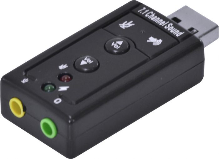 Adaptador Placa De Som Usb 7.1 Canais Virtual Ausb71 - SKU: PRDGTX63347I4BFW