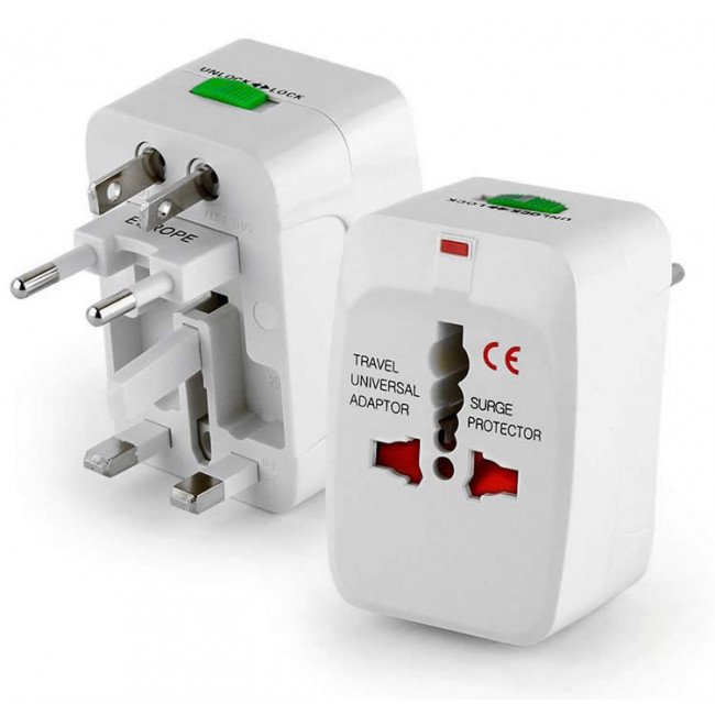 Adaptador Tomada Universal Padrão Viagem Bivolt - SKU: PRD8PT39UON3VMZK