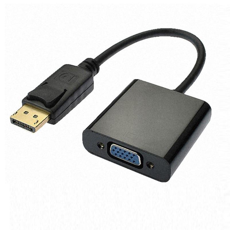 Cabo Adaptador Conversor Vídeo Displayport Para Vga - SKU: PRDBHAQLGFMKW349