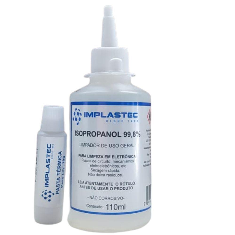 Kit Álcool Isopropilico 110 Ml - Pasta Termica 10G - SKU: PRDJ79KVAEYQ2BL2