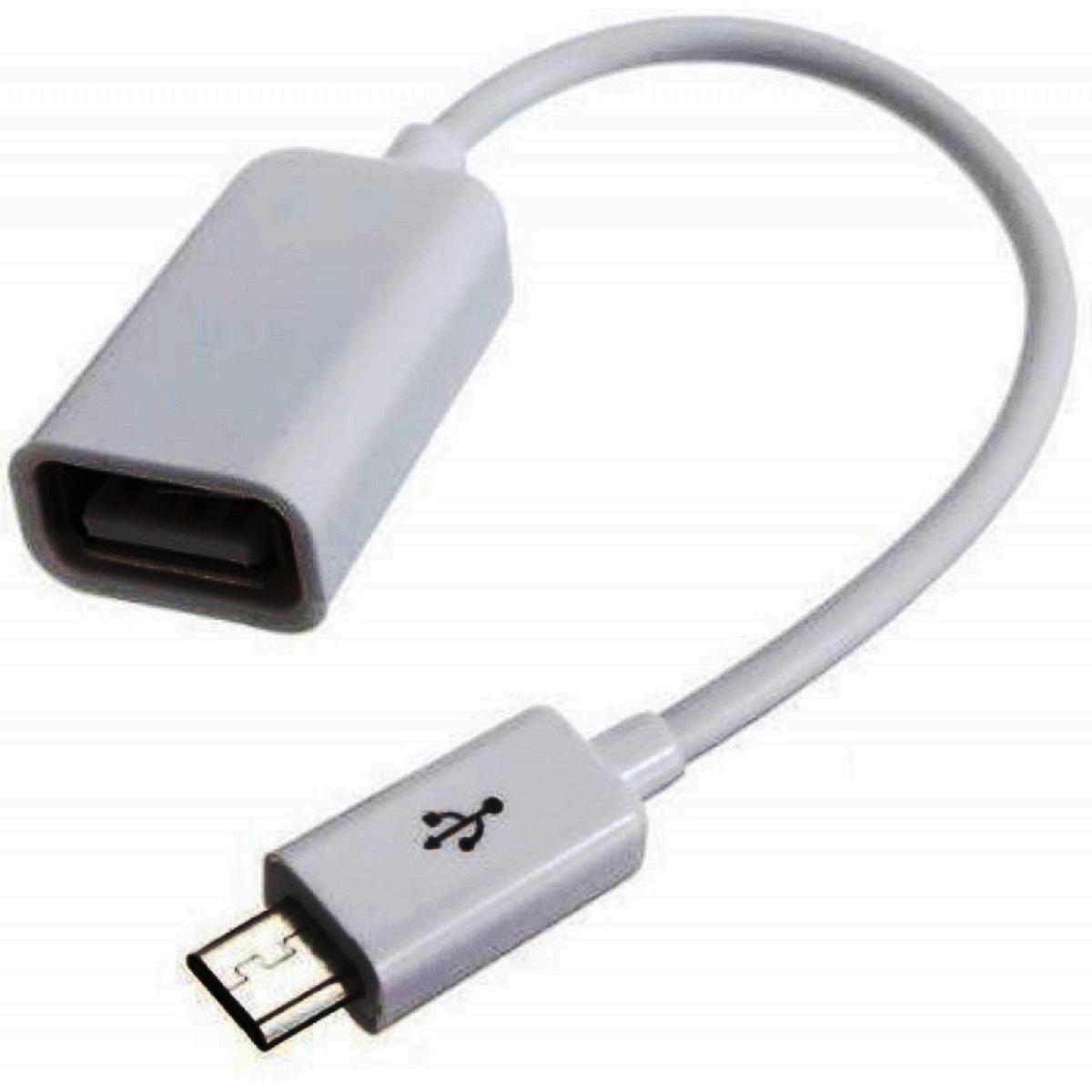 Adaptador Otg Micro Usb Para Celular E Tablet Usb 2.0 - SKU: 7y6y7