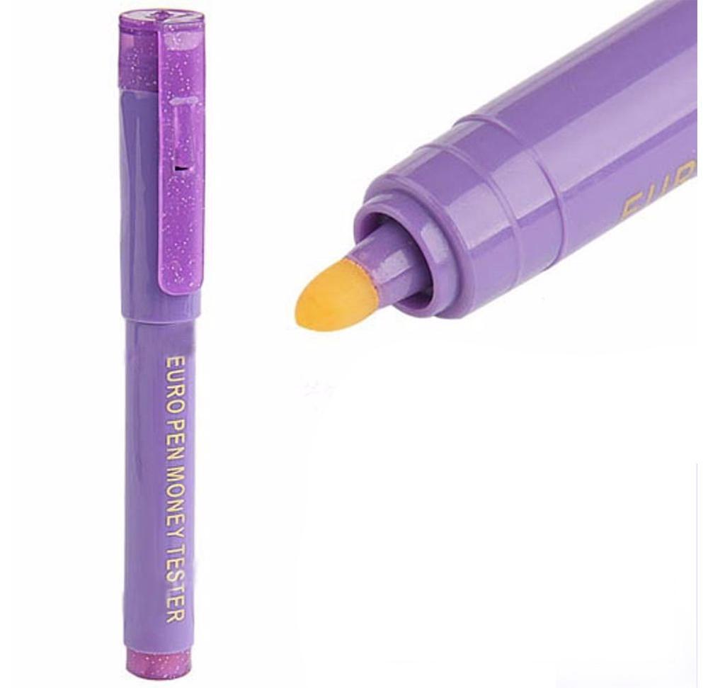 Caneta Testa Identifica Notas Dinheiro Verdadeiro Ou Falso - SKU: PRDE7O5OI9DX6P8H