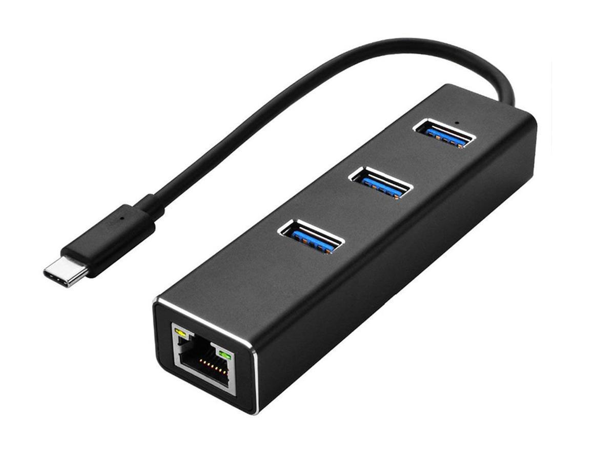 Adaptador Usb Tipo C 3.1 Hub 3.0 Ethernet Rj45 Usb-C Usbc - SKU: PRDXMIFGKO0JG74M