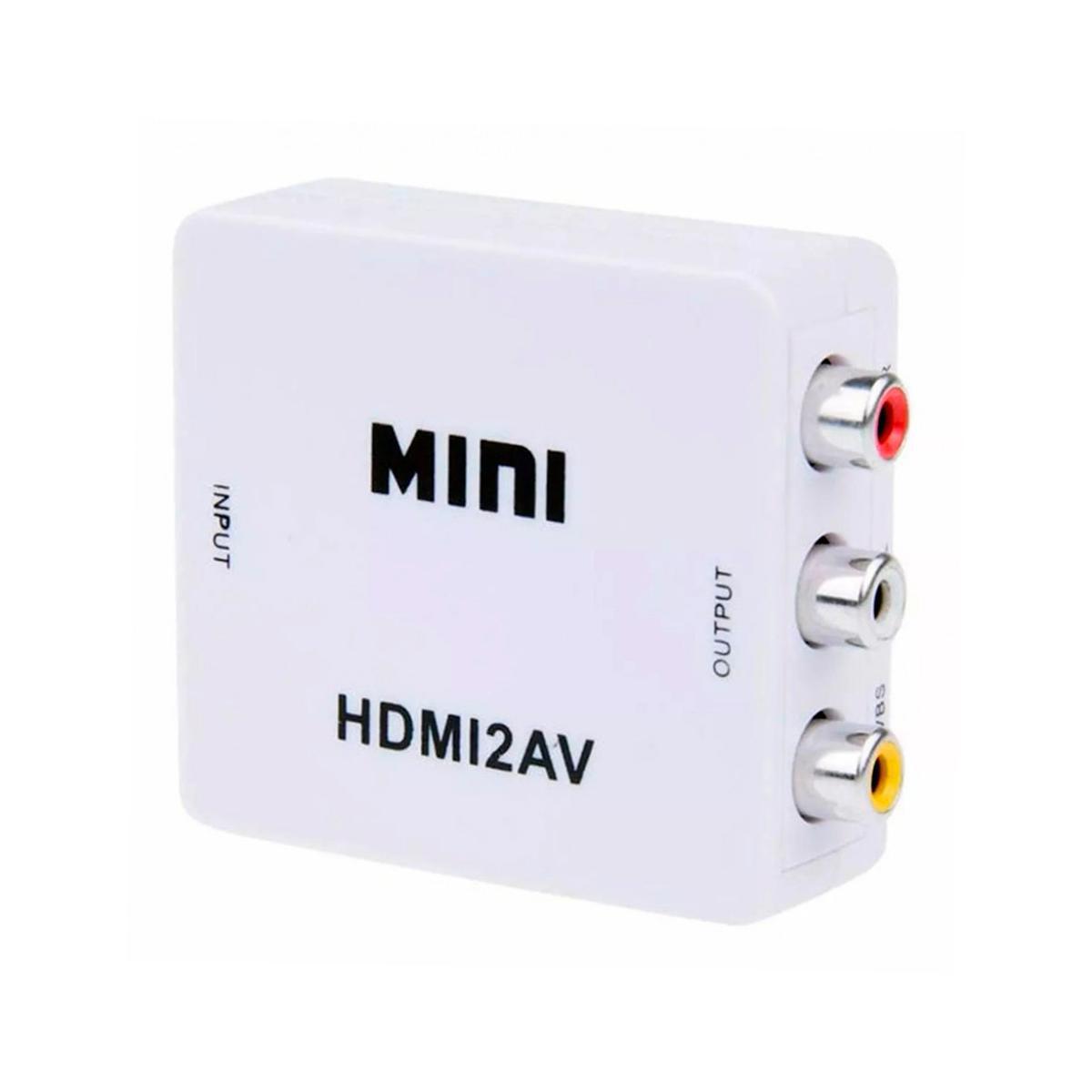 Adaptador Hdmi Para Av/Rca Com Áudio - SKU: PRDG5P5VUPK2H499