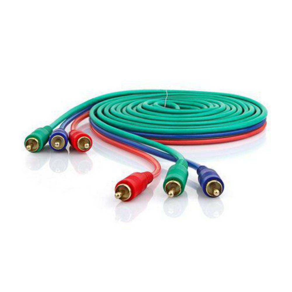 Cabo Vídeo Componente 3 Rca E 3 Rca 2 Metros - SKU: PRDGQ1XLC651ZM4S