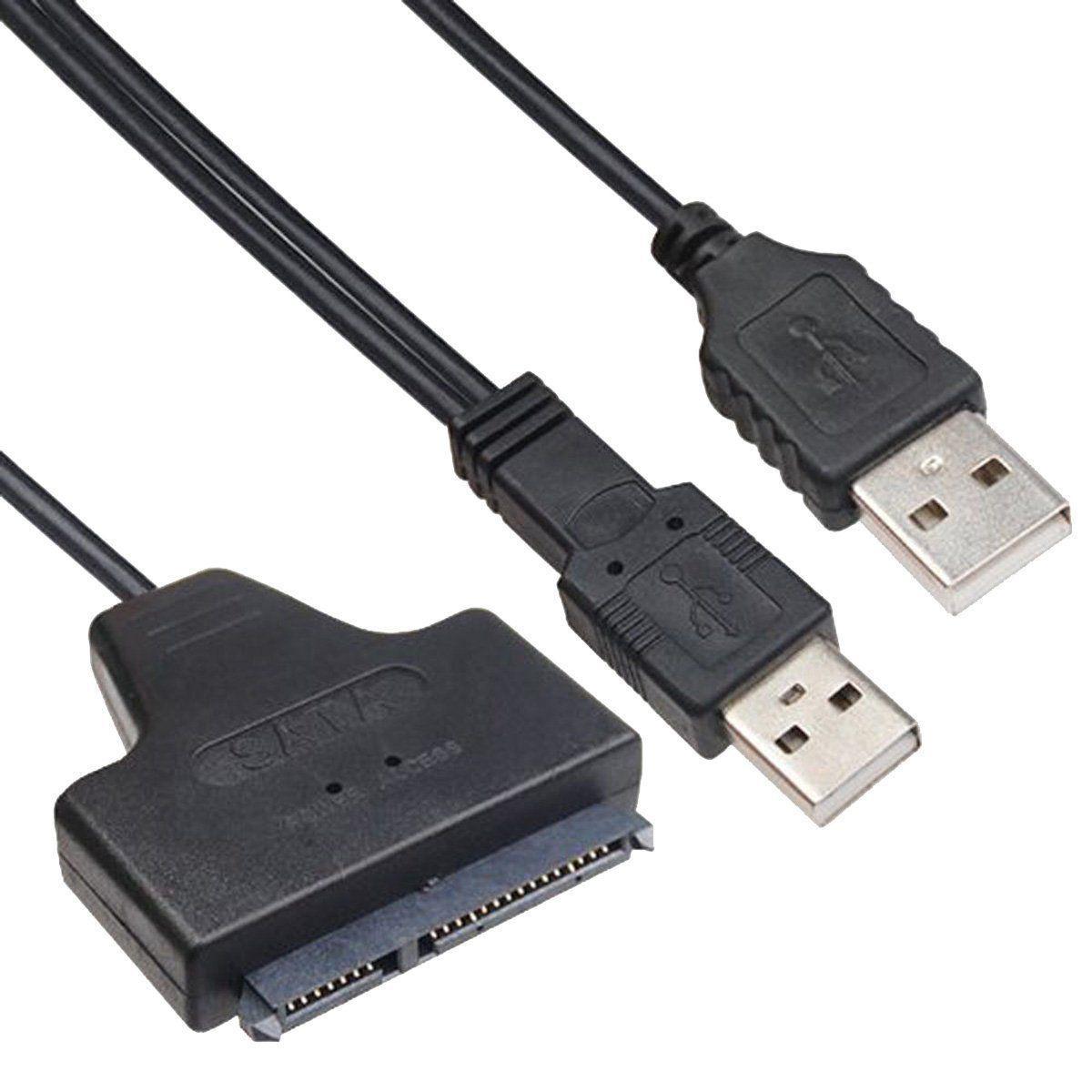 Adaptador Conversor De Usb Para Sata Dual Para Case - SKU: PRDE6ADH7NBL56M1