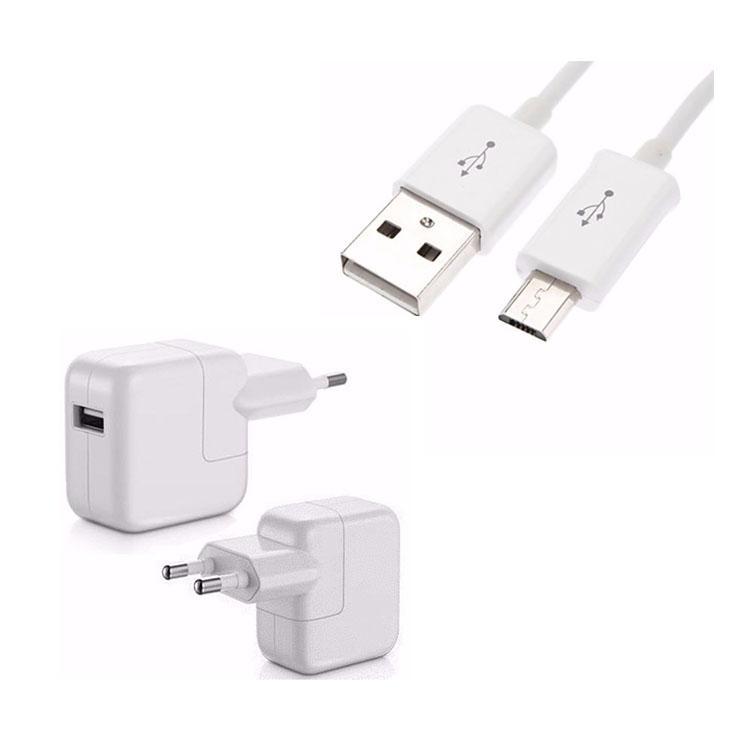 Kit carregador usb 10v mais cabo carregador v8 universal - SKU: PRDI1UF3UBR7F2DG