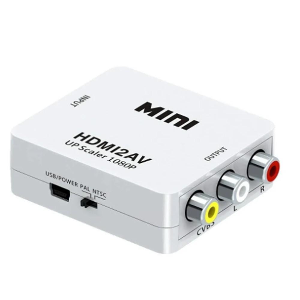 Mini Adaptador Conversor De Hdmi Para Video 3Rca Av 1080P - SKU: PRDZIYG97N607DH1