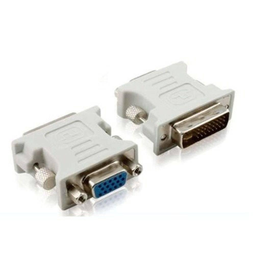 Adaptador Dvi 24+5 Pinos Macho Para Vga 15 Pinos Fêmea - SKU: PRDE3SAGRFQUA3MS