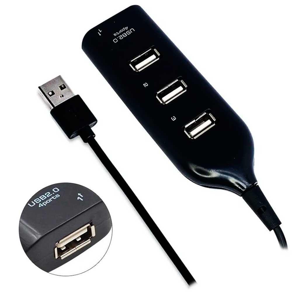 Hub Usb Extensor De Portas Usb 2.0 4 Portas Adaptador Usb - SKU: PRDWN2D5JK5CVJON