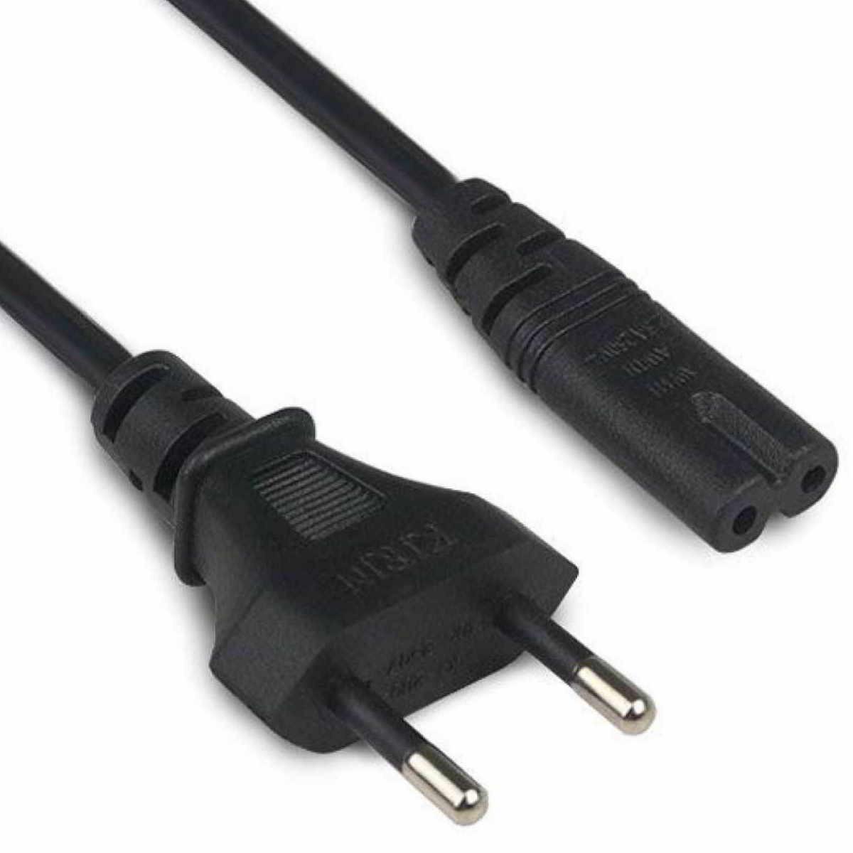 Cabo De Força Bipolar Ps2 Ps3 Ps4 Rádio Fonte Impressora - SKU: 3e3r4f