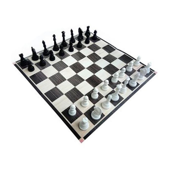 Jogo Tabuleiro 2 Em 1 De Xadrez E Dama Em Cartão Duplex 30cm - SKU: PRD4H0F1B68FDOEQ
