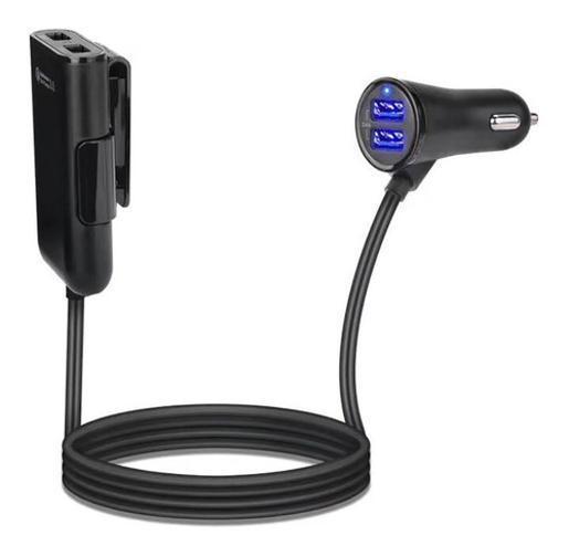 Carregador Extensivo Carro Automotivo Veicular 4 Usb Turbo - SKU: PRDXZ0QA8AKVTLBV
